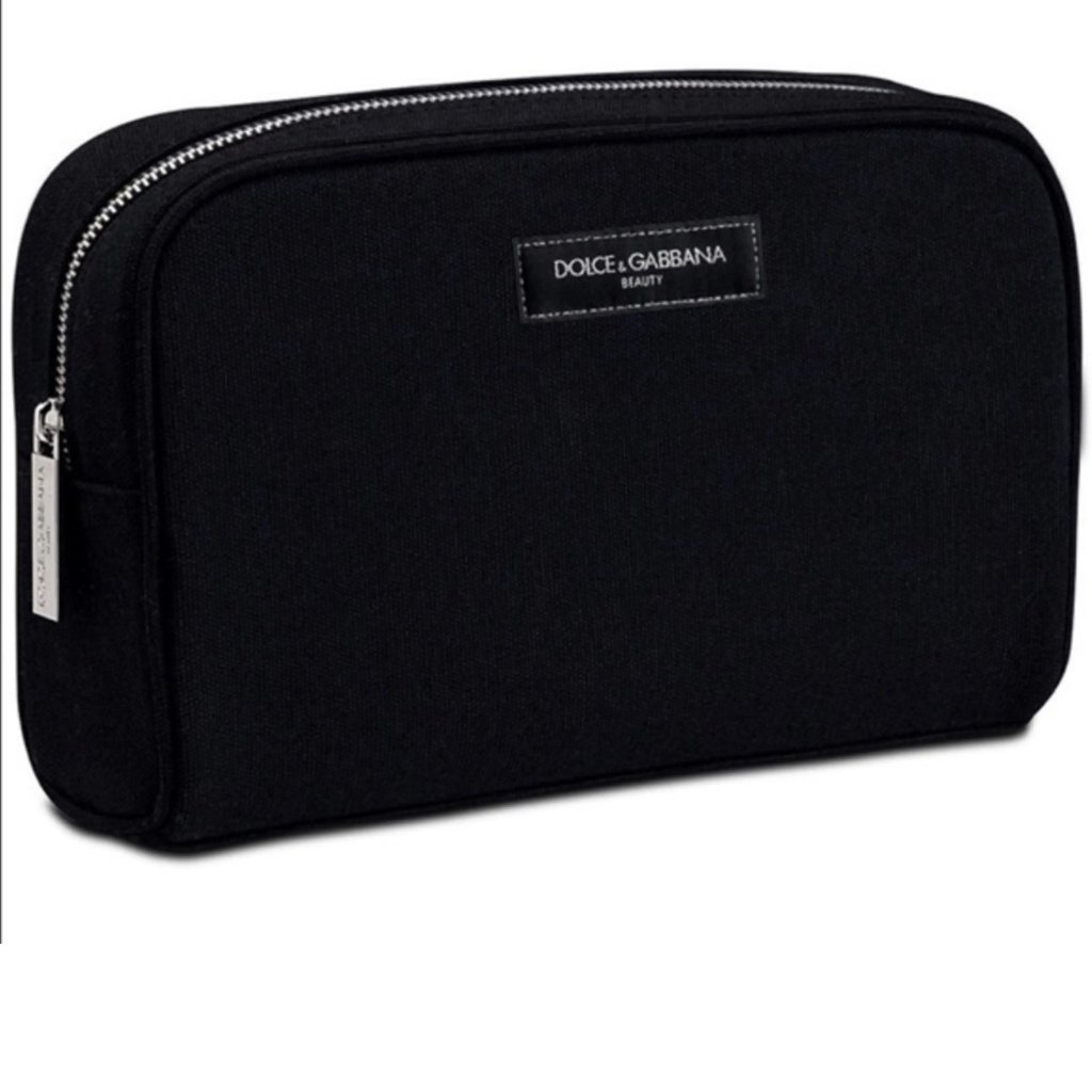 New Dolce And Gabbana Cosmetic Pouch In Black